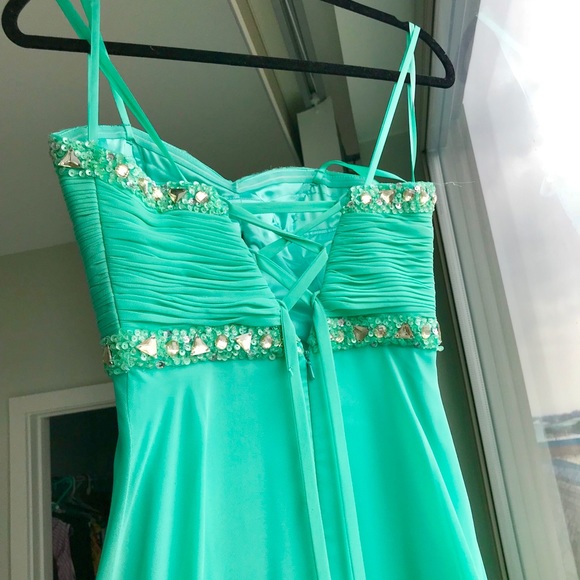 Faviana strapless dress size 00 - Picture 3 of 4